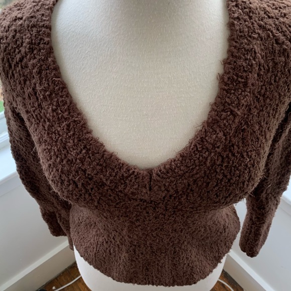 TWIGGY soft stretchy scoop neck bodycon sweater - Picture 3 of 7